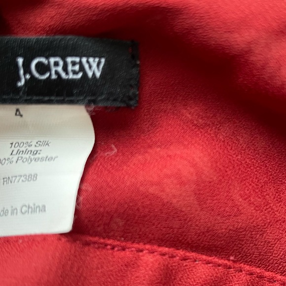 J. Crew 100% Silk Floral MIDI Slip Dress Size 4 - Picture 6 of 6